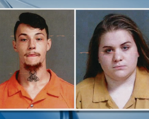 James Shirah and Savahna Collier mugshot - bride and groom